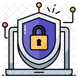 Laptop Security  Icon