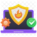 Laptop Security  Icon