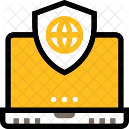 Laptop Security  Icon