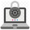 Bloqueio De Laptop Login De Usuario Senha Ícone