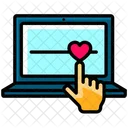 Laptop Hand Browser Icon