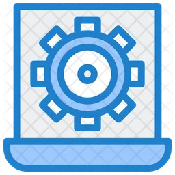 Laptop Setting  Icon