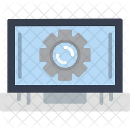 Laptop Setting  Icon