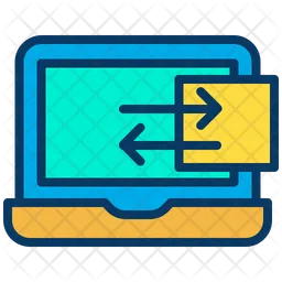 Laptop Share  Icon