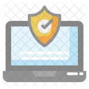 Laptop Shield  Icon