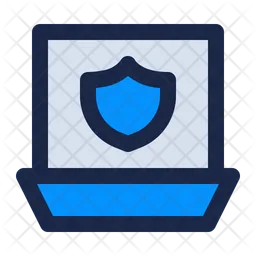 Laptop Shield  Icon