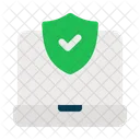 Laptop Shield Security Protection Icon