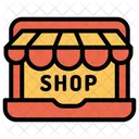Laptop Online Shopping Shopping Icon