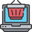 Laptop Shopping  Icon
