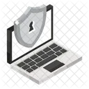 Laptop Sicherheit Laptop Schutz Sicheres System Icon