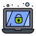 Verschlusselung Laptop Schloss Symbol