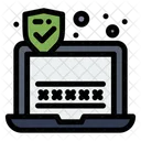 Laptop-Sicherheit  Symbol