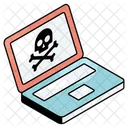 Laptop Spam Laptop Virus Infected Laptop Icon