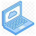 Laptop Storage Online Storage Cloud Storage Icon