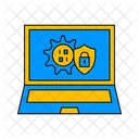 Laptop System Security  Icon