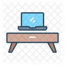 Laptop Table  Icon