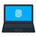 Laptop Thumbprint  Icon