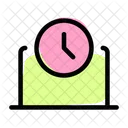 Laptop Time Icon