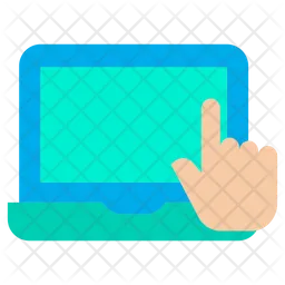 Laptop Touch  Icon