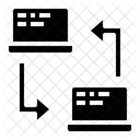 Laptop Transfer  Icon