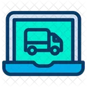 Laptop Computer Truck Icon