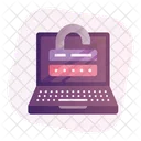 Laptop Unlock Unlock Laptop Security Icon