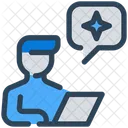 Laptop user  Icon