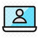 Laptop User  Icon