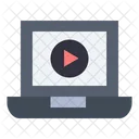 Laptop Video  Icon