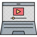 Laptop Video  Icon