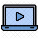 Laptop Video Online Video Video Icon