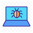 Cyber Security Computer Icon