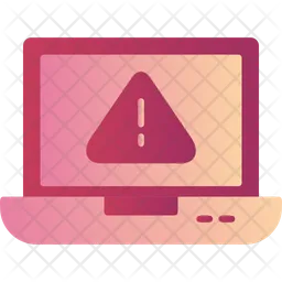 Laptop Virus  Icon