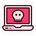 Laptop Virus  Icon