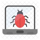 Virus Malware Laptop Icon