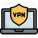 Laptop Vpn Security Laptop Protection Vpn Security Icône