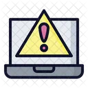 Laptop Warning Warning Error Notification Icon