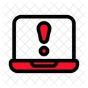 Laptop Warning Alert Icon