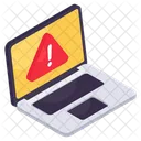 Laptop Warning Sign Alert Attention Icono