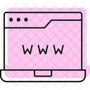 Laptop-Website  Symbol