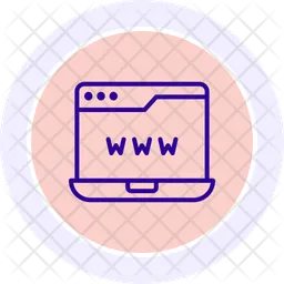 Laptop website  Icon