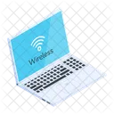 Laptop Wifi Laptop Hotspot Wireless Device Icon