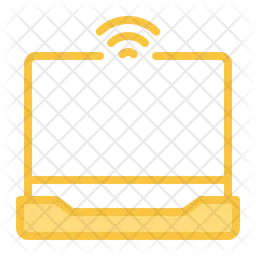 Laptop Wifi  Icon