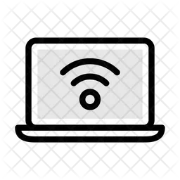 Laptop Wifi  Icon