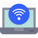 Laptop Wifi  Icon
