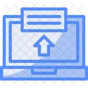 Laptop With Apply Now Button Online Application Digital Submission Icon
