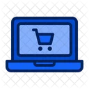 Laptop With Cart Icon