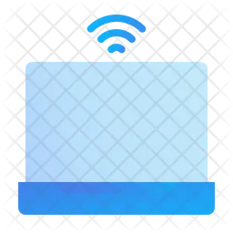 Laptop-WLAN  Symbol