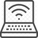 Laptop-WLAN  Symbol