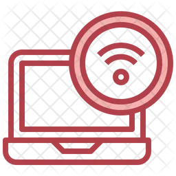 Laptop-WLAN  Symbol